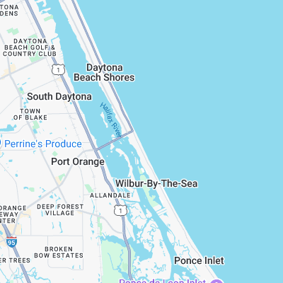 Sunglow Pier surf map