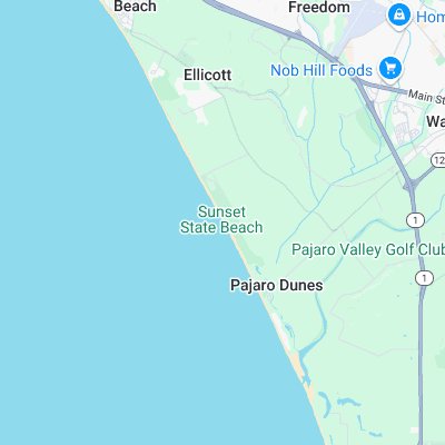 Sunset State Beach surf map