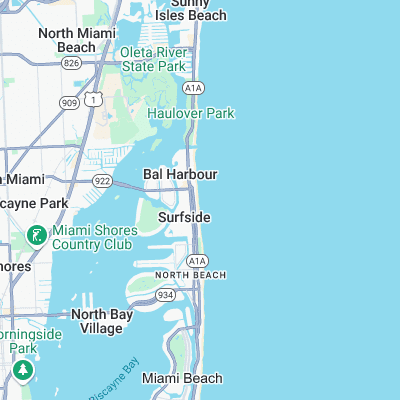 Surfside Beach surf map