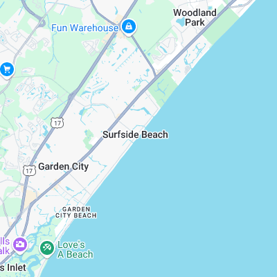 Surfside Pier surf map