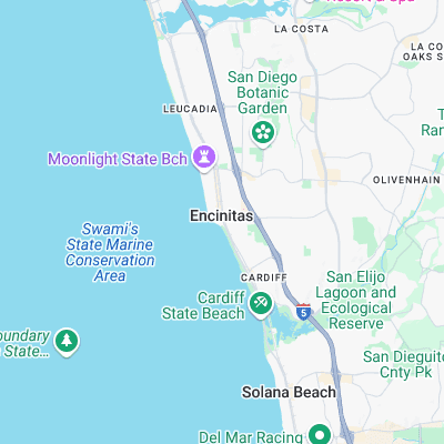 Swamis surf map