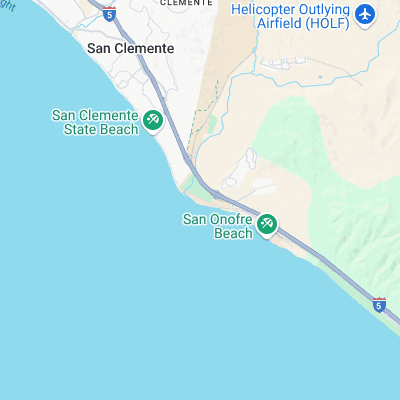 Trestles surf map