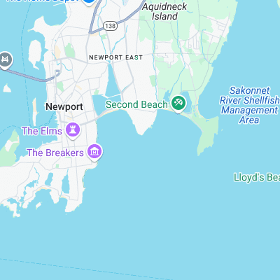 Tuckerman's surf map