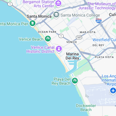 Venice Pier surf map