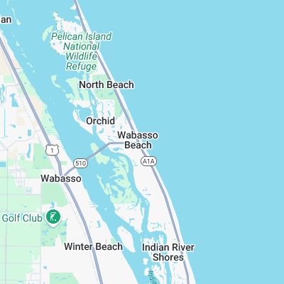 Wabasso surf map